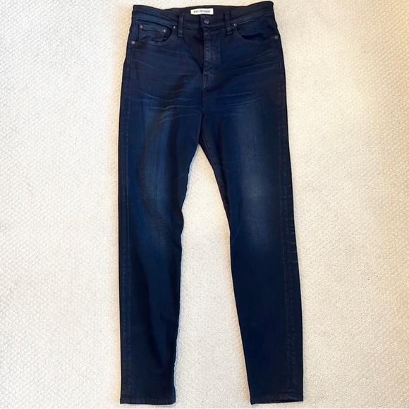 Madewell Rivet & Thread Extra-High Skinny Jeans in Curtis Wash - Picture 3 of 11